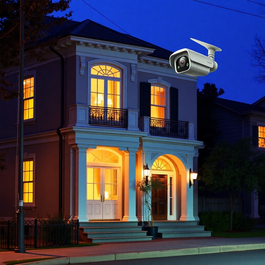 Enhance your home security with a discreet and powerful outdoor wireless security camera.