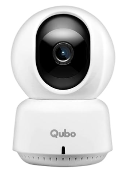 Qubo Smart 360 2K Indoor Security Camera with Night Vision and Mobile App Support