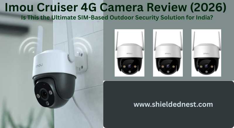 Imou Cruiser 4G camera outdoor security device with wall-mounted installation in India
