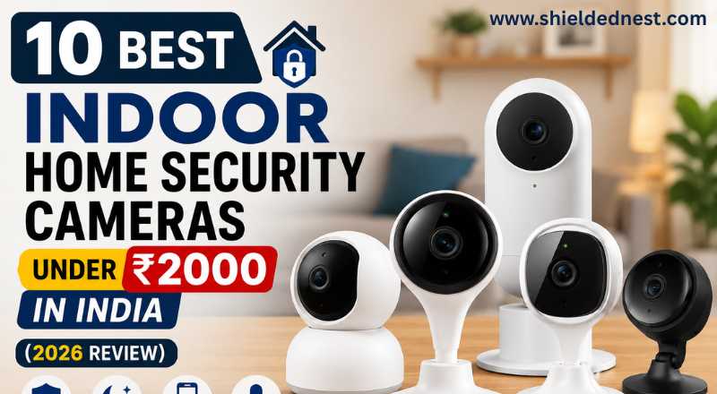 10 best indoor home security cameras under ₹2000 in India with night vision and mobile monitoring features