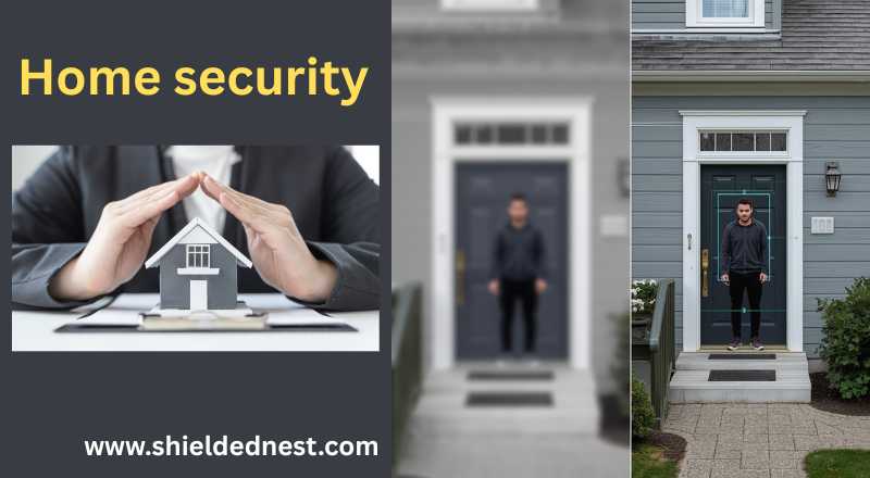 AI CCTV Camera monitoring a modern home with motion detection